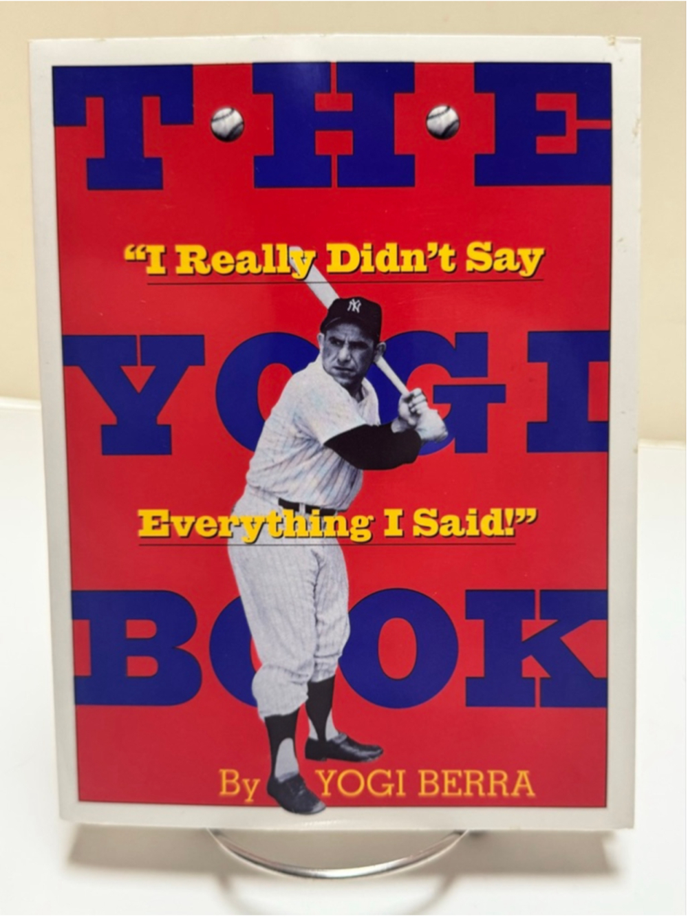 The Yogi Book: I Really Didn't Say Everything I Said - Paperback - NY Yankees